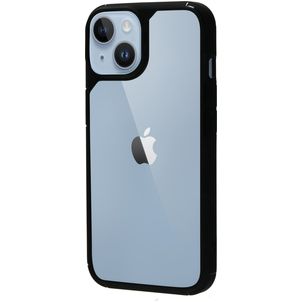 Mobiparts Rugged iPhone 14 Hülle Hardcase Backcover Stoßfest - Schwarz