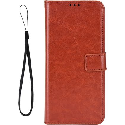 Mobigear Wallet HONOR X7 Hülle Klapphülle Geldbörse - Braun