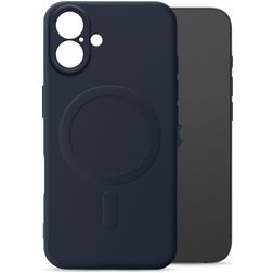 My Style Protective Flex iPhone 16 Plus MagSafe Hülle Flexibles TPU Backcover - Marineblau