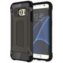Mobigear Outdoor Samsung Galaxy S7 Edge Hülle Hardcase Backcover Stoßfest - Schwarz