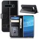 Mobigear Wallet Samsung Galaxy S10 Hülle Klapphülle Geldbörse - Schwarz