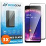 Mobigear Premium OPPO Find X5 Lite Panzerglas Gehärtetes Glas Displayschutz - Hüllenfreundlich - Schwarz (3er Pack)