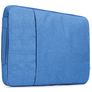 Mobigear Denim Zipper Laptop Sleeve 13 - 14 Zoll Laptop Hülle - Blau