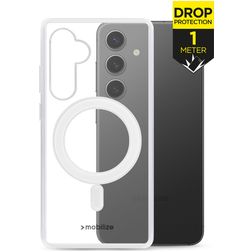 Mobilize Naked Protection Durchsichtig Samsung Galaxy S24 MagSafe Hülle Hardcase Backcover Stoßfest - Transparent