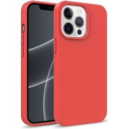 Mobigear Bio iPhone 14 Pro Max Hülle Umweltfreundliches Backcover - Rot
