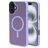 Mobiparts Hardcover iPhone 16 Plus MagSafe Hülle Hardcase Backcover - Satin Lila