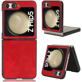 Mobigear Race Samsung Galaxy Z Flip 5 Hülle Hardcase Backcover - Rot