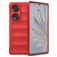 Mobigear Bumpy HONOR 70 Hülle Flexibles TPU Backcover - Rot