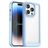 Mobigear Crystal iPhone 15 Pro Hülle Hardcase Backcover - Transparent / Blau