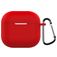 Mobigear Colors Apple AirPods 4 Hülle Flexibles Silikon - Rot