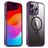 Valenta Trend iPhone 14 Pro MagSafe Hülle Hardcase Backcover - Transparent / Lila