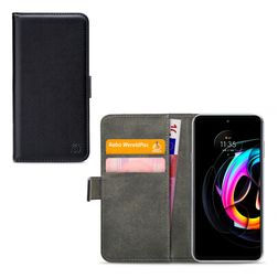 Mobilize Classic Gelly Wallet Motorola Edge 20 Lite Klapphülle Portemonnaie - Schwarz