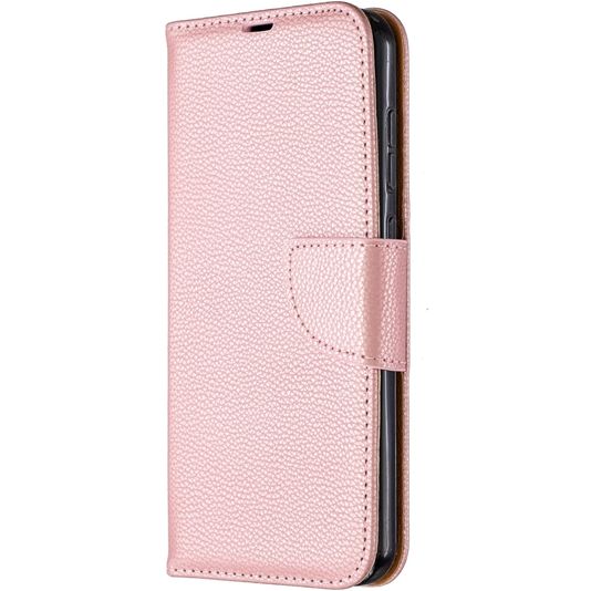 Mobigear Litchi Luxury Wallet Book Case Rose Gold Nokia 2.3