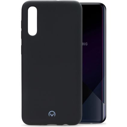 Mobilize Rubber Gelly Samsung Galaxy A50 Hülle Flexibles TPU Backcover - Matt Black