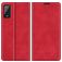 Mobigear Retro Slim Wiko Power U20 Hülle Klapphülle Geldbörse - Rot