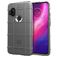 Mobigear Rugged Shield Motorola One Hyper Hülle Flexibles TPU Backcover Stoßfest - Grau