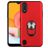 Mobigear Armor Ring Samsung Galaxy A01 Hülle Hardcase Backcover Stoßfest mit Ringhalter - Rot