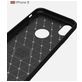 Mobigear Brushed Slim iPhone XS Hülle Flexibles TPU Backcover - Rot