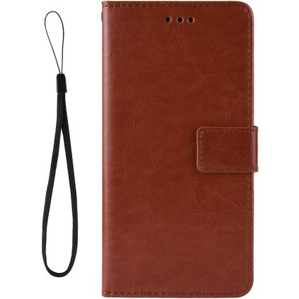 Mobigear Wallet OPPO Reno 3 Pro Hülle Klapphülle Geldbörse - Braun