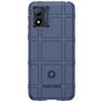 Mobigear Rugged Shield Motorola Moto E13 Hülle Flexibles TPU Backcover Stoßfest - Blau