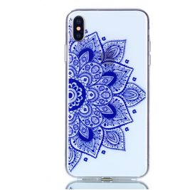 Mobigear Design iPhone XS Max Hülle Flexibles TPU Backcover - Mandala