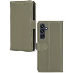 Mobilize Premium Gelly Wallet Samsung Galaxy A25 Hülle Klapphülle Geldbörse - Grün