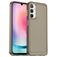 Mobigear Crystal Samsung Galaxy A24 Hülle Hardcase Backcover Stoßfest - Grau