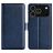 Mobigear Slim Magnet iPhone 17 Pro Hülle Klapphülle Geldbörse - Dunkelblau