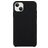 Mobigear Rubber Touch iPhone 15 Silikon Hülle Backcover - Schwarz