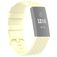 Mobigear Cross Silikon Fitbit Charge 3 Armband Dornschließe - Gelb