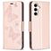 Mobigear Butterfly Samsung Galaxy S23 FE Hülle Klapphülle Geldbörse - Roségold