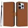 Mobigear Urban Wallet iPhone 16 Pro Hülle Klapphülle Geldbörse - Braun