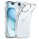 Mobigear Basics Durchsichtig iPhone 15 Plus Hülle Flexibles TPU Backcover - Transparent