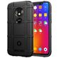 Mobigear Rugged Shield Motorola Moto G7 Play Hülle Flexibles TPU Backcover Stoßfest - Schwarz