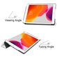 Mobigear Tri-Fold iPad 7 (2019) Hülle Klapphülle - Weiß