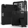 Mobigear ShieldStand iPad Air 5 (2022) Hülle Kunststoff,Silikon Backcover + Stifthalter + Ständer - Schwarz