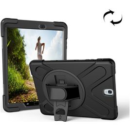 Mobigear SureGrip XGuard Samsung Galaxy Tab S3 9.7 Hülle Kunststoff,Silikon Backcover + Ständer - Schwarz
