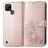 Mobigear Clover Realme C25Y Hülle Klapphülle Geldbörse - Roségold