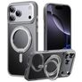 Mobigear Frosted Mag iPhone 17 Pro MagSafe Hülle Hardcase Backcover mit Ständer - Grün