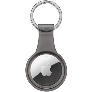 Xccess Keychain Apple AirTag Hülle Flexibles Silikon Schlüsselanhänger - Schwarz