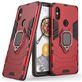 Mobigear Armor Ring Xiaomi Mi 8 SE Hülle Hardcase Backcover Stoßfest mit Ringhalter - Rot