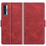 Mobigear Slim Magnet TCL 20 5G Hülle Klapphülle Geldbörse - Rot
