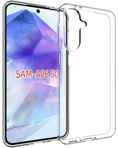 Mobigear Basics Durchsichtig Samsung Galaxy A56 Hülle Flexibles TPU Backcover - Transparent