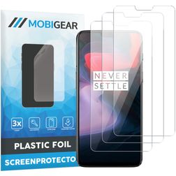 Mobigear OnePlus 6 Displayschutz Schutzfolie - Hüllenfreundlich (3er Pack)