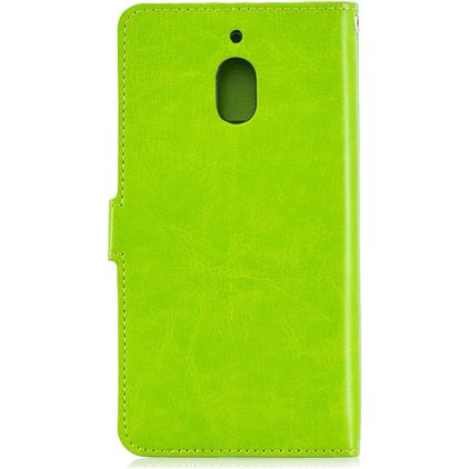 Mobigear Wallet Nokia 2.1 Hülle Klapphülle Geldbörse - Grün