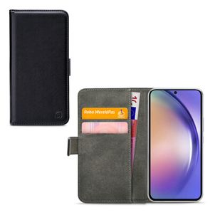 Mobilize Classic Gelly Wallet Samsung Galaxy A54 Hülle Klapphülle Geldbörse - Schwarz
