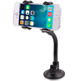 Mobigear Autohalterung Saugnapf Klemme Universal - Schwarz