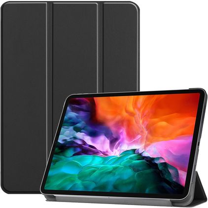 Mobigear Tri-Fold iPad Pro 12.9 Zoll (2021) Hülle Klapphülle - Schwarz