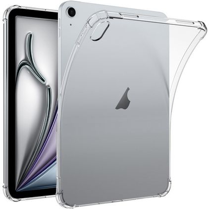 Mobigear Cushion iPad Air 11 Zoll (2024) Hülle Flexibles TPU Backcover - Transparent
