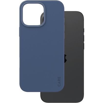 CARE by PanzerGlass Fashionable iPhone 16 Pro Max Silikon MagSafe Backcover - Blau